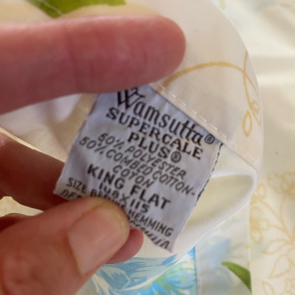 Wamsutta Super Scale Plus Vintage King Size Top Flat Sheet - Picture 6 of 7